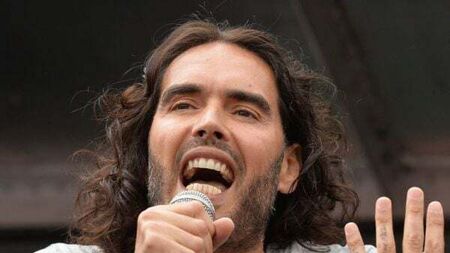 BBC looking at claim Russell Brand flashed woman and laughed about it on air