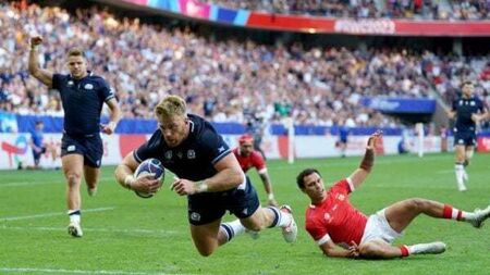 Scotland romp to vital bonus-point victory over Tonga