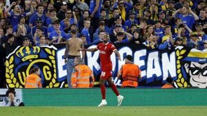 Ryan Gravenberch scores first goal for club as Liverpool labour to victory