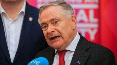 Former Labour leader Brendan Howlin will not contest next election