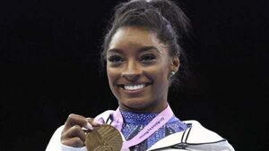 Simone Biles makes history with 34th elite level gymnastics medal