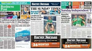 What the papers say: Sunday's front pages What the papers say: Sunday's front pages