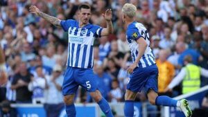 Lewis Dunk’s goal denies Liverpool come-from-behind victory at Brighton