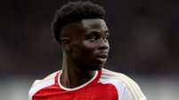 Bukayo Saka pulls out of England squad through injury
