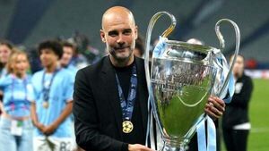 Pep Guardiola admits winning treble has taken toll on Manchester City Pep Guardiola admits winning treble has taken toll on Manchester City