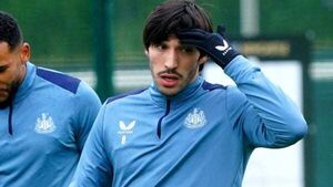 Sandro Tonali trains with Newcastle team amid betting investigation in Italy