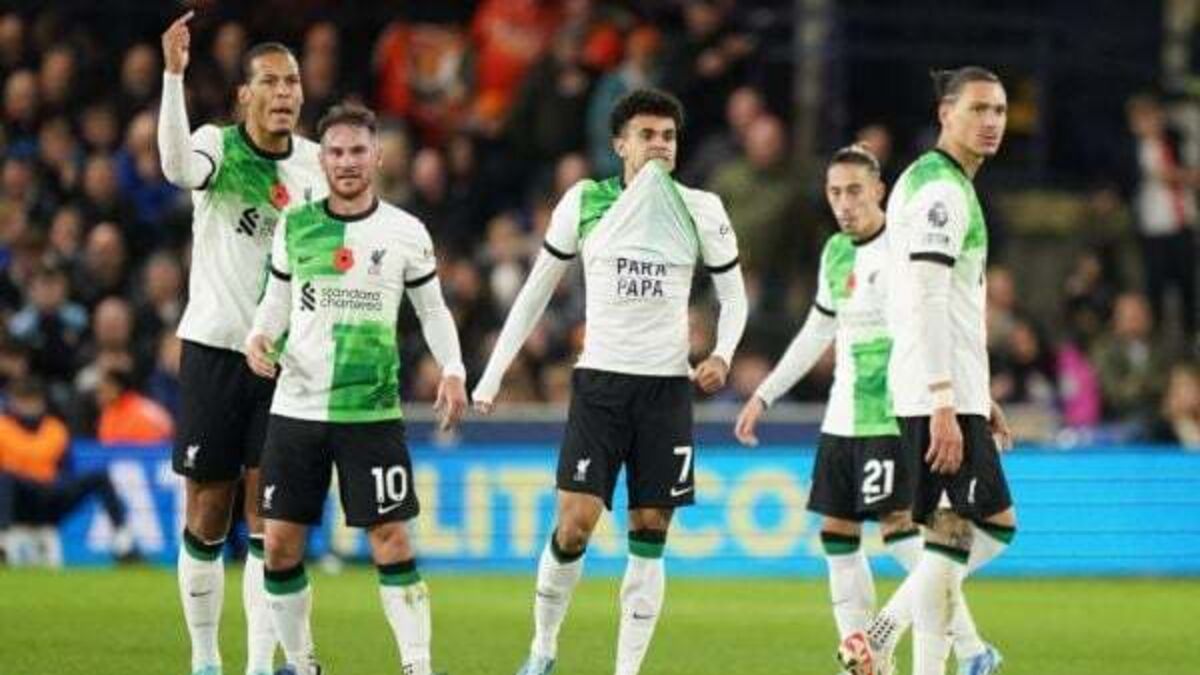 Luis Diaz ends a traumatic week with Liverpool’s late equaliser at Luton