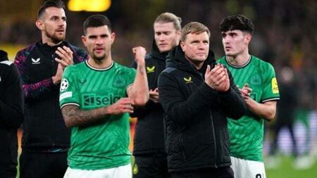 Eddie Howe knows Newcastle need two wins to keep Champions League hopes alive