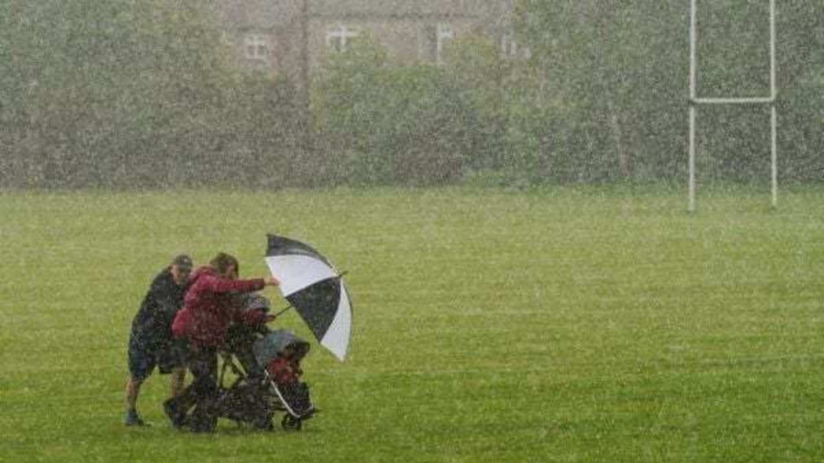 Rain warning in place for Clare and Kerry