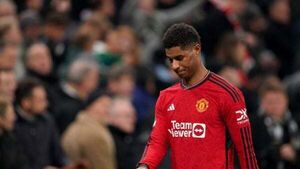 Erik ten Hag ‘not happy’ with Marcus Rashford’s form at Manchester United