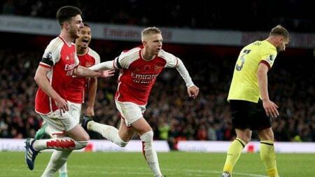 Arsenal pull level with Manchester City thanks to Burnley win