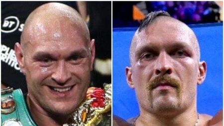 Date for Tyson Fury’s world title fight with Oleksandr Usyk announced on Thursday