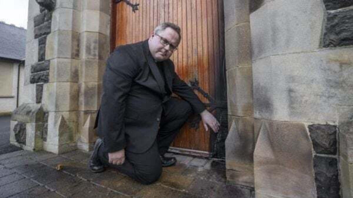Priest ‘surprised’ by arson attack at Co Antrim church