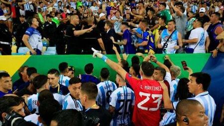 Argentina hand Brazil third straight loss after crowd trouble at Maracana