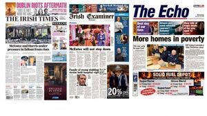 What the papers say: Saturday's front pages What the papers say: Saturday's front pages
