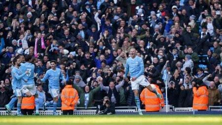 Man City and Liverpool play out entertaining draw as Haaland makes history