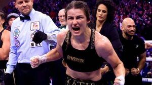 Katie Taylor becomes undisputed light-welterweight champion Katie Taylor becomes undisputed light-welterweight champion