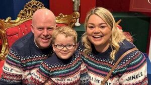 Four-year-old with sight loss enjoys magic of first Santa letter Four-year-old with sight loss enjoys magic of first Santa letter