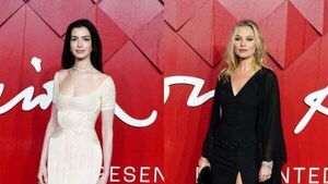 Anne Hathaway and Kate Moss among best-dressed stars at the Fashion Awards