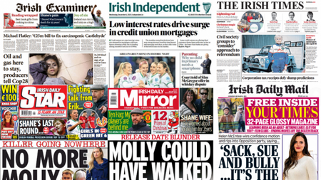 What the papers say: Wednesday's front pages