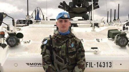 Private Seán Rooney remembered on first anniversary of his death
