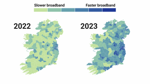 Broadband in Ireland is getting faster – see how your area compares Broadband in Ireland is getting faster – see how your area compares