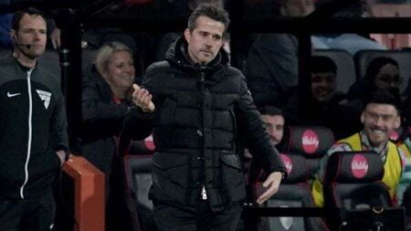 Marco Silva says Bernd Leno ‘touched the ball boy, he didn’t push the ball boy’