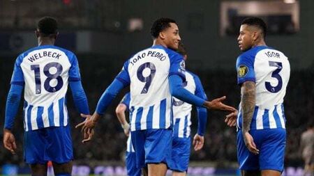 Joao Pedro on the spot as Brighton thump Tottenham