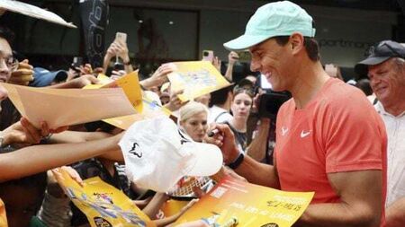 Rafael Nadal plays down his chances ahead of tennis comeback in Brisbane