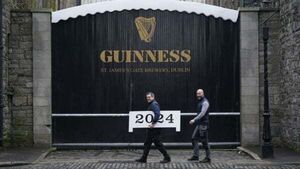 It’s a privilege, say local duo who put new year on Dublin’s St James’s Gate It’s a privilege, say local duo who put new year on Dublin’s St James’s Gate
