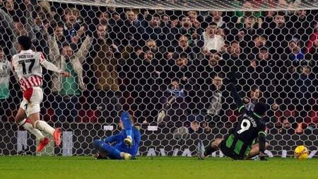 Joao Pedro at the double as Brighton made to battle for win at Stoke