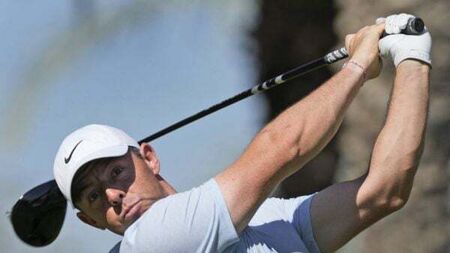 Rory McIlroy keeps two-shot lead in Dubai Invitational despite quadruple bogey