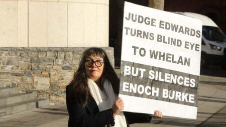 Enoch Burke's family protest after court exclusion