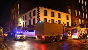 Army bomb disposal team carries out controlled explosion at homeless hostel Army bomb disposal team carries out controlled explosion at homeless hostel