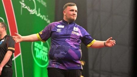 Luke Littler hits nine-darter en route to Bahrain Masters quarter-final victory