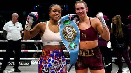 Natasha Jonas retains IBF title after split decision win over Mikaela Mayer