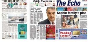 What the papers say: Monday's front pages What the papers say: Monday's front pages