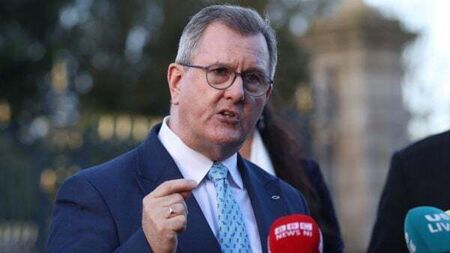 Threats against Donaldson have been reported to police – DUP