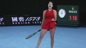 Aryna Sabalenka defends her Australian Open title with stunning performance