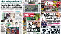 What the papers say: Wednesday's front pages