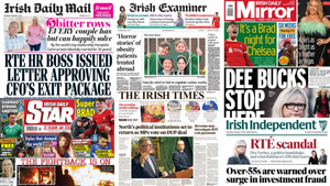 What the papers say: Thursday's front pages What the papers say: Thursday's front pages