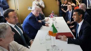 Varadkar and Sunak to mark return of powersharing at Stormont Varadkar and Sunak to mark return of powersharing at Stormont
