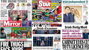 What the papers say: Monday's front pages What the papers say: Monday's front pages