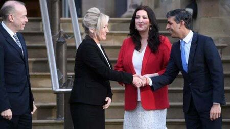 Stormont leaders should focus on ‘day-to-day’ concerns not border poll – Sunak