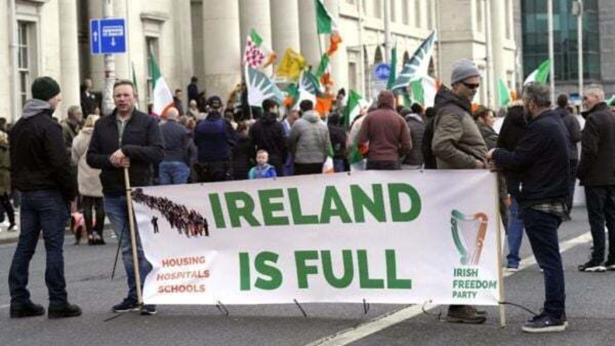 Gardaí make eleven arrests in Dublin city centre as two protests take place
