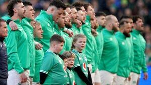 Ireland boss Andy Farrell wowed by youngster Stevie Mulrooney’s anthem display