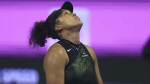 Naomi Osaka out of Qatar Open after narrow defeat to Karolina Pliskova