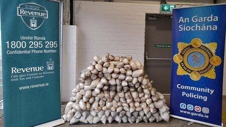 Gardaí seize suspected crystal meth worth almost €33m in Cork
