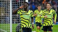 Bukayo Saka at the double as five-star Arsenal hammer Burnley
