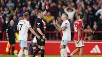 Kalvin Phillips sent off as Nottingham Forest add to West Ham’s troubles